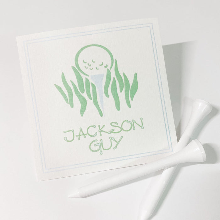 Golf Tee Calling Card