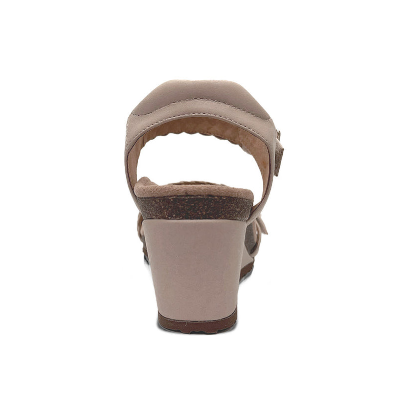 Grace Adjustable Woven Wedge #color_bone