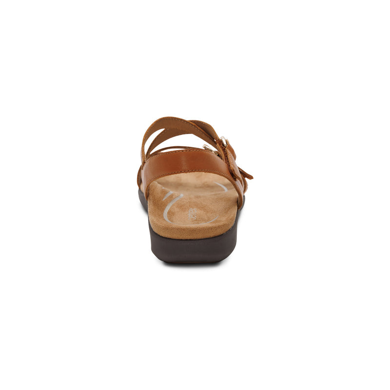 Hadley Adjustable Quarter Strap Sandal #color_ginger
