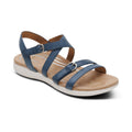Hadley Adjustable Quarter Strap Sandal #color_hazy blue