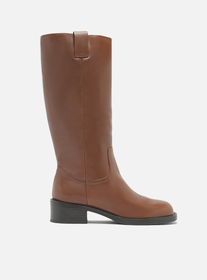Hadley Low Block Leather Boot Boots F/25