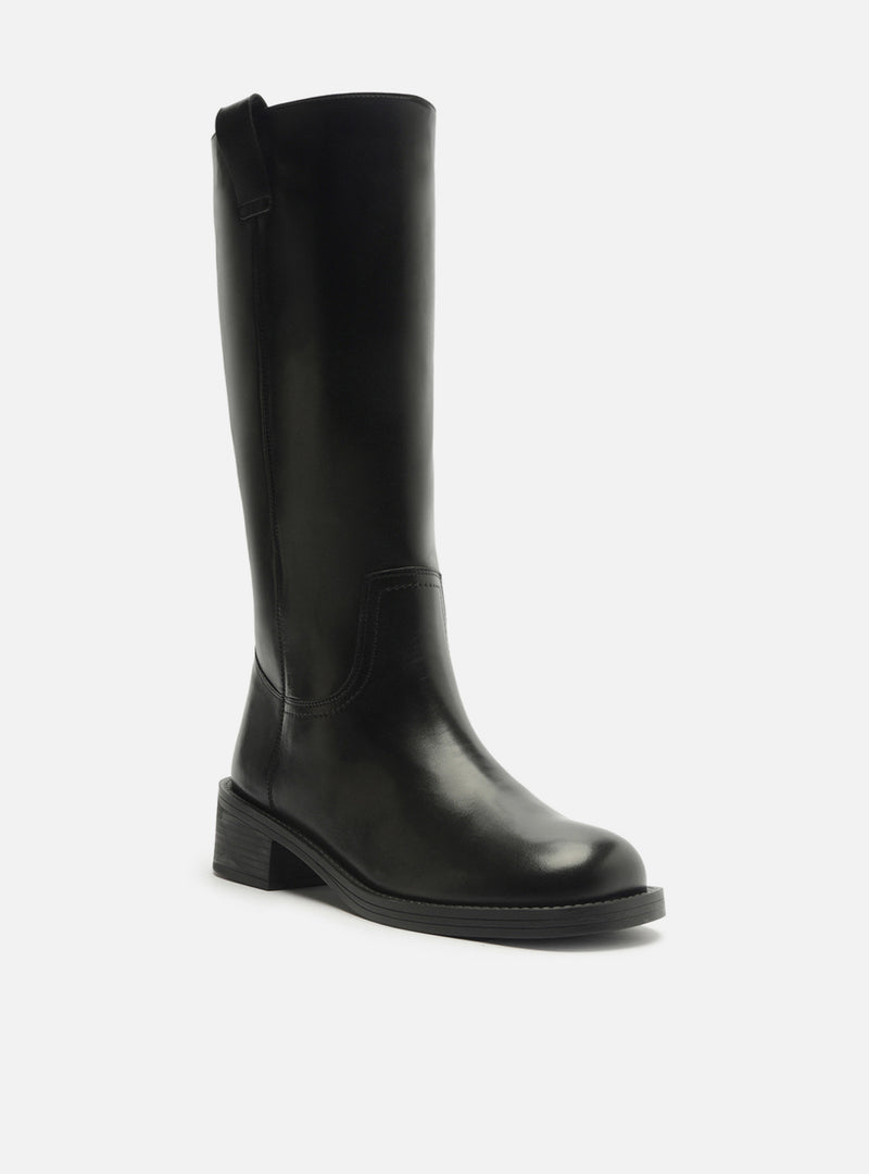 Hadley Low Block Leather Boot Boots F/25