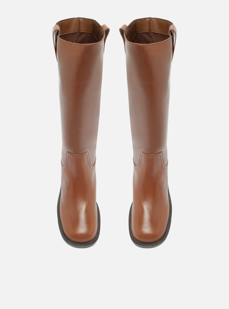 Hadley Low Block Leather Boot Boots F/25