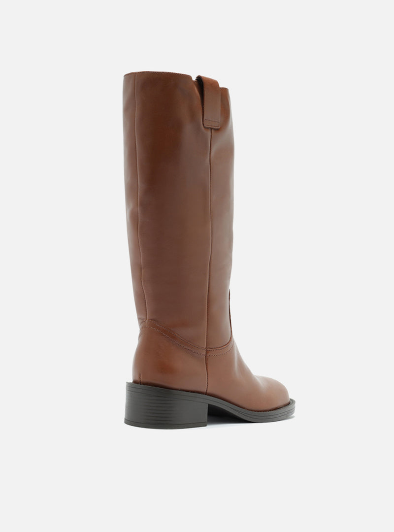 Hadley Low Block Leather Boot Boots F/25
