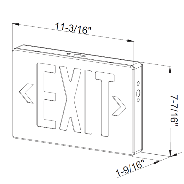Halco - EMG-DCEX-BABK-G - Emergence Die-Cast Exit Green Legend Single/Double Brushed AL product image