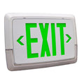 Halco - EMG-LPCU-G-WH - Low Profile Exit & Emergency Combo Single Face Green Legend White Housing product image