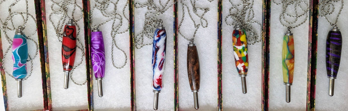 Hand Turned Seam Ripper Necklace