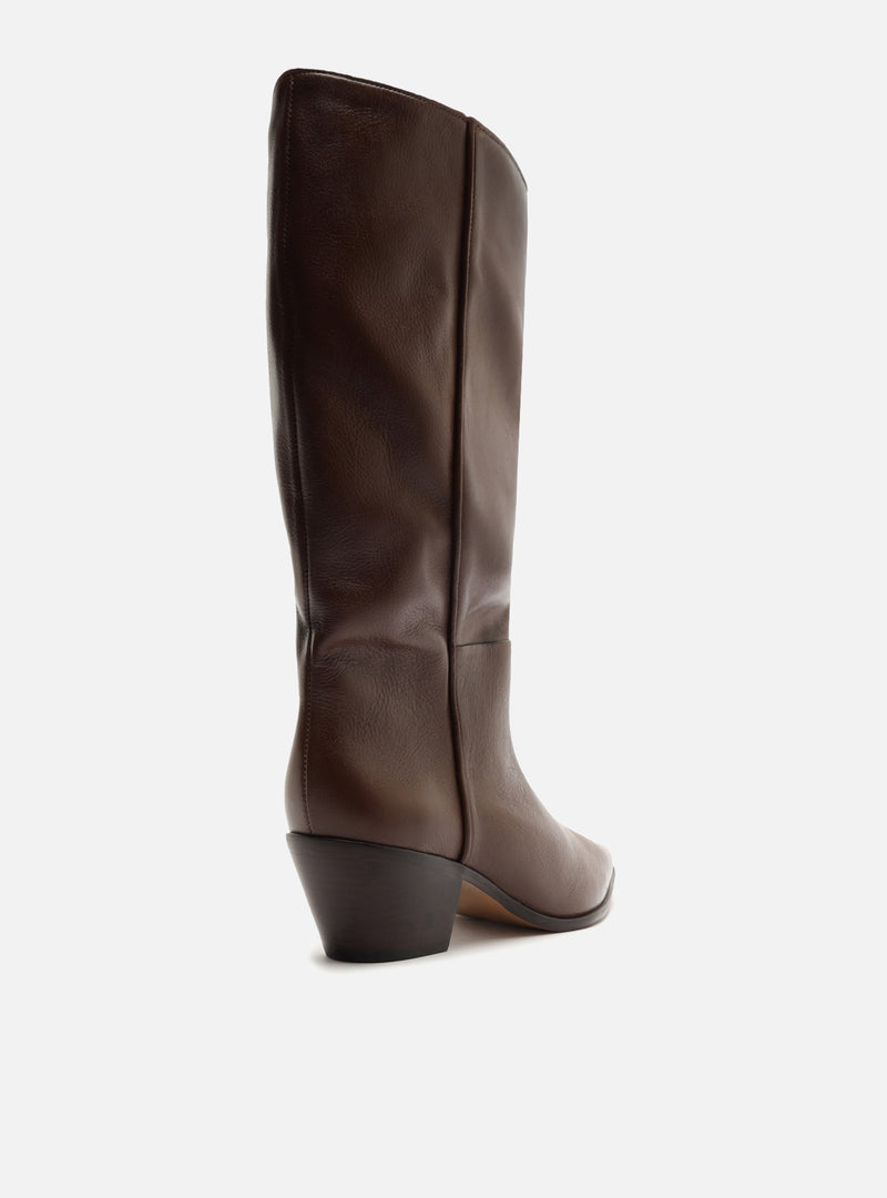 Harlowe Low Block Leather Boot Boots Pre Fall 26