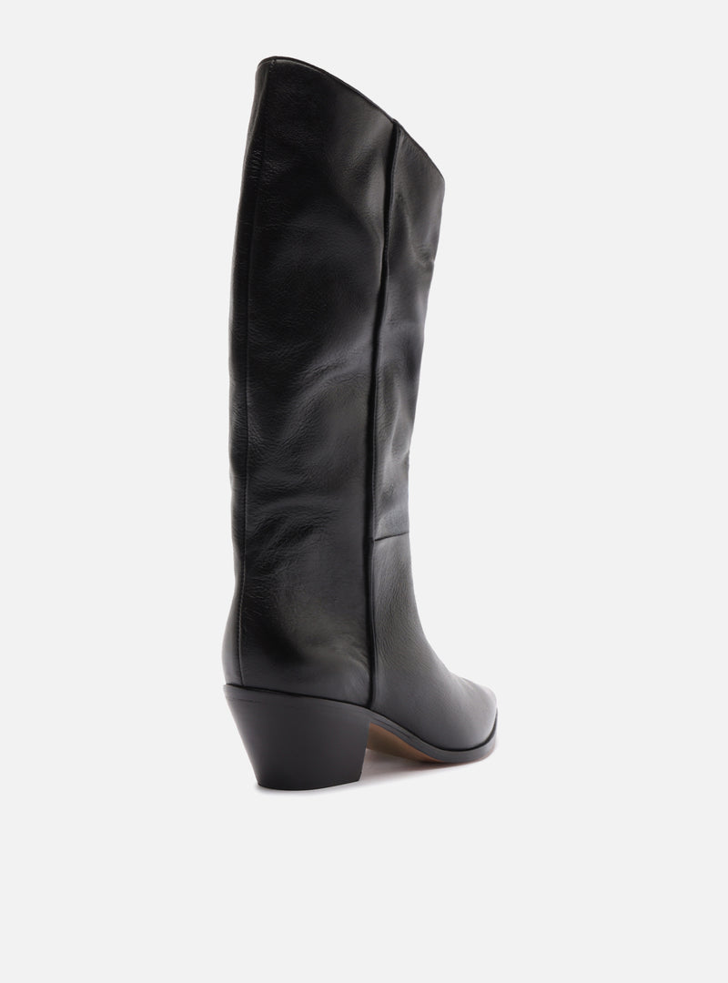 Harlowe Low Block Leather Boot Boots Pre Fall 26