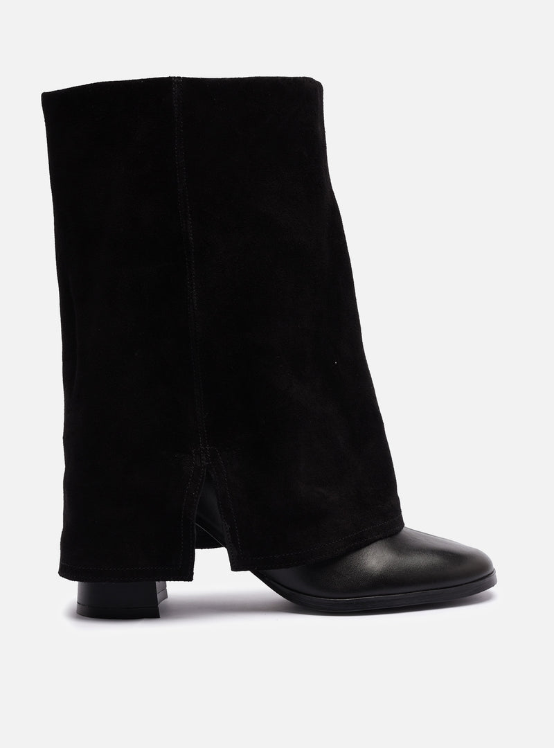 Harper Mid Block Leather Boot Boots F/25
