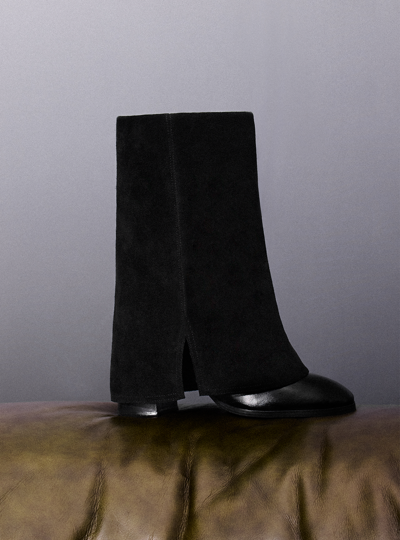 Harper Mid Block Leather Boot Boots F/25