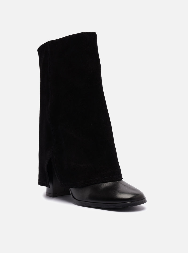 Harper Mid Block Leather Boot Boots F/25