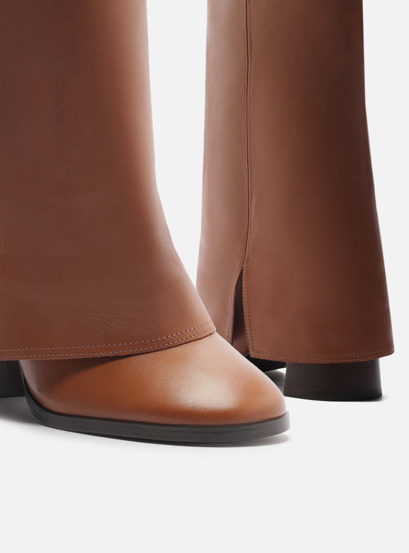 Harper Mid Block Leather Boot Boots F/25