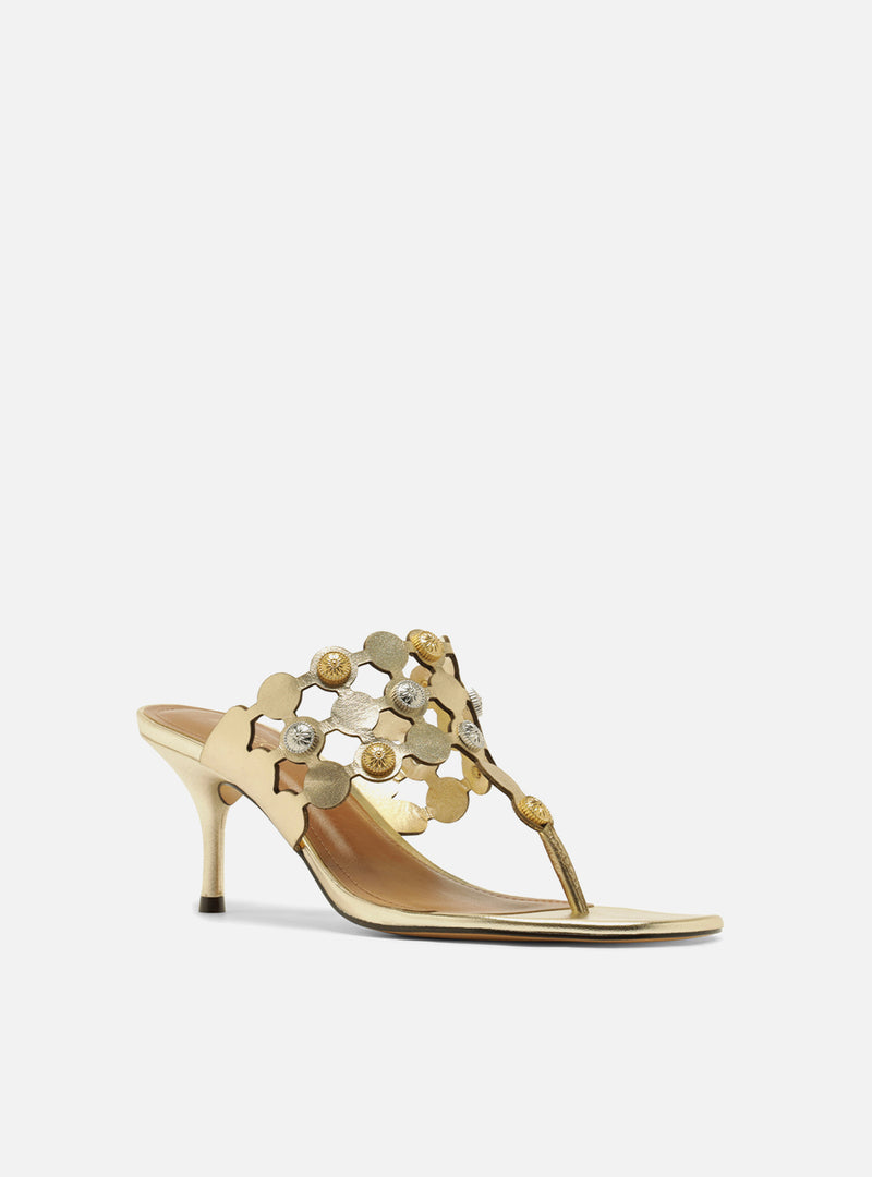 Haven Mid Stiletto Leather Sandal Sandals S/26