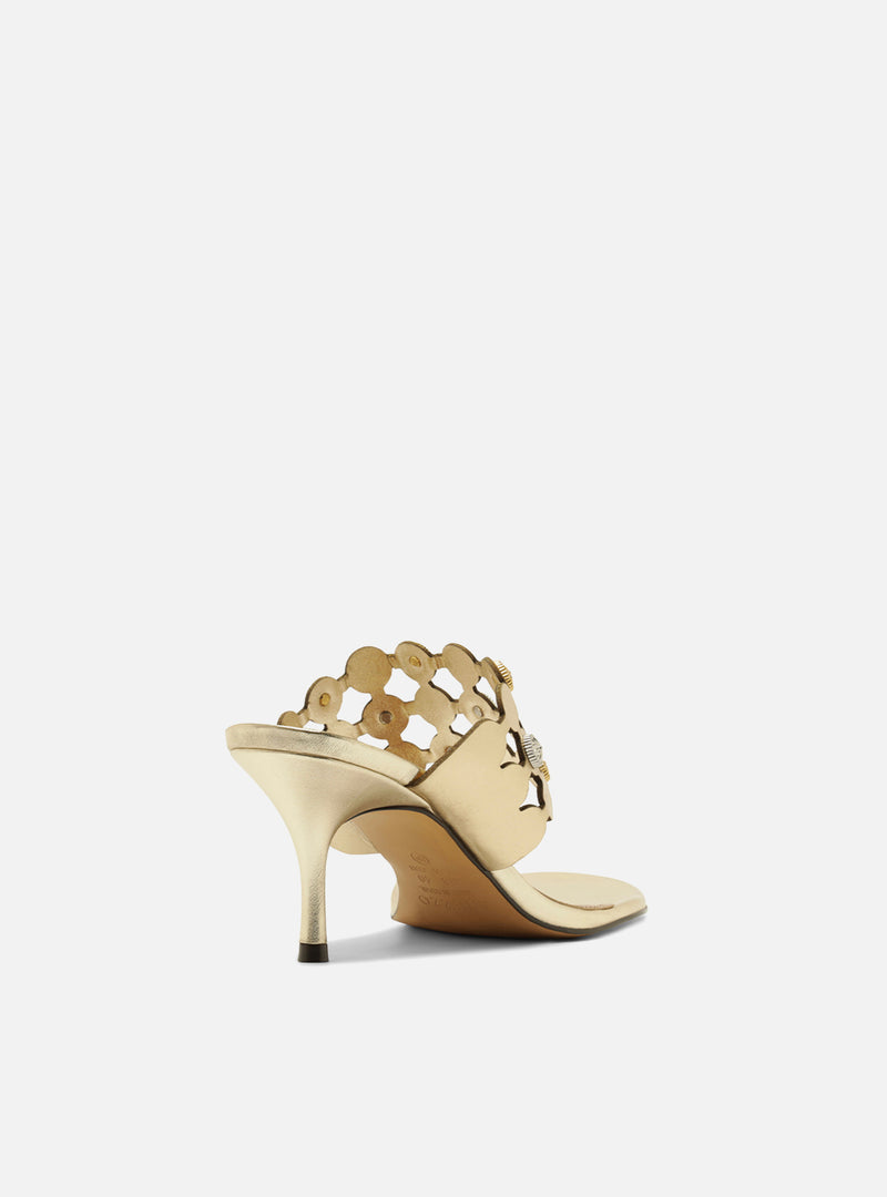 Haven Mid Stiletto Leather Sandal Sandals S/26