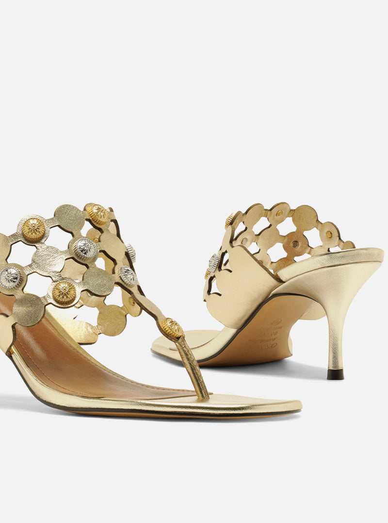 Haven Mid Stiletto Leather Sandal Sandals S/26