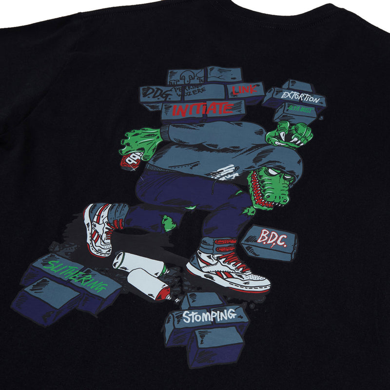 Heroin Swampy Stomp T-Shirt - Black