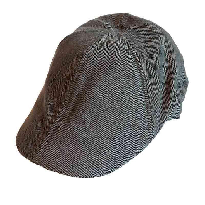 Herringbone Duckbill Ivy Cap by Milani Flat Cap Milani Hats