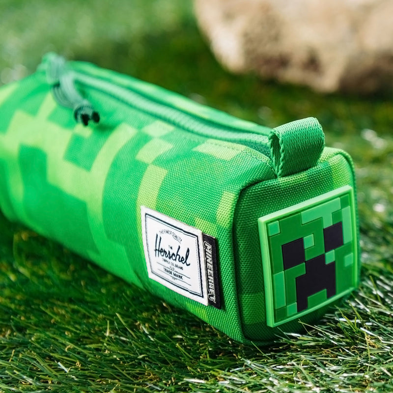 Herschel Supply x Minecraft Settlement Little Pencil Case - Creeper