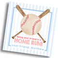 Home Run Baseball Valentine Card