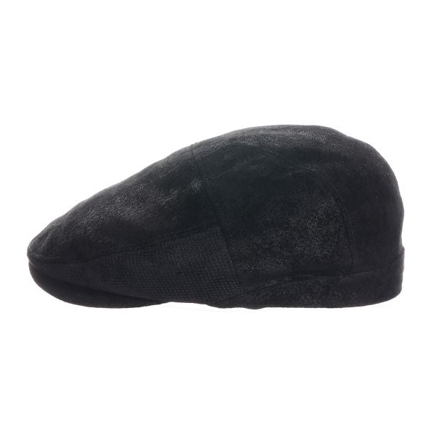 Hood Suede Flat Cap with Perforated Sides - Stetson and Scala Hats Flat Cap Stetson Hats