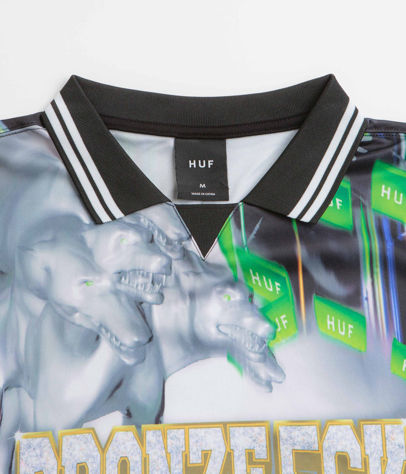 HUF x Bronze 56K Glitched Soccer Jersey in Multi