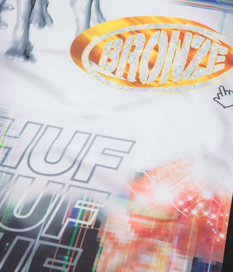 HUF x Bronze 56K Glitched Soccer Jersey in Multi