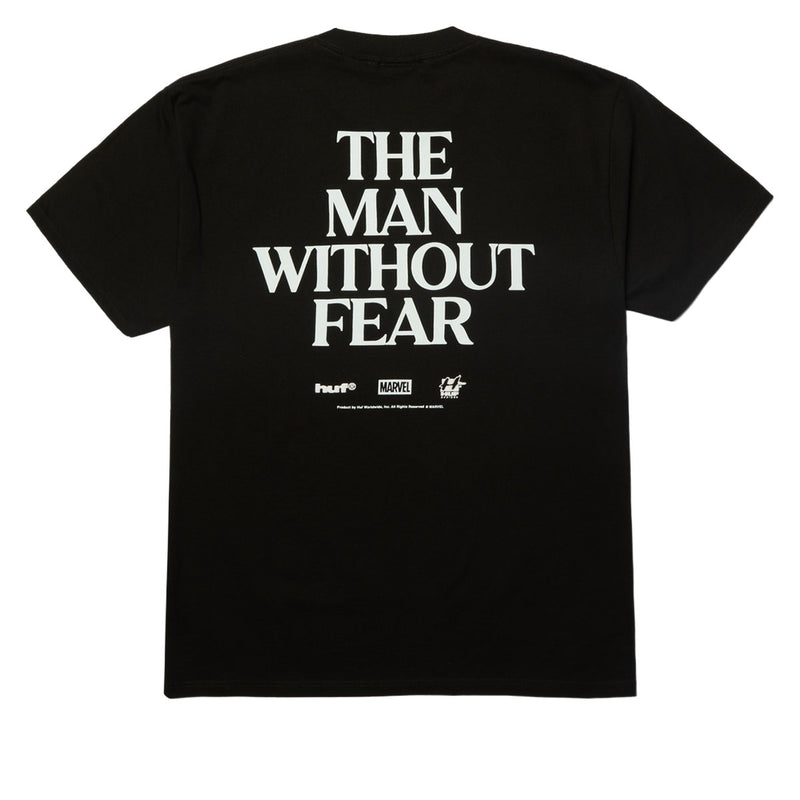HUF x Marvel Without Fear T-Shirt - Black