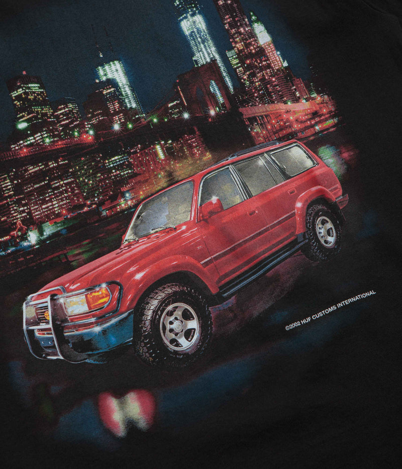 HUF x Toyota Big Poppa J8 T-Shirt in Black