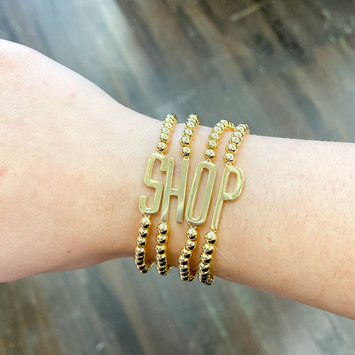 Initial Sideways Initial Bracelet - Lyla's: Clothing & Gifts - Online and Rockwall Texas Boutique