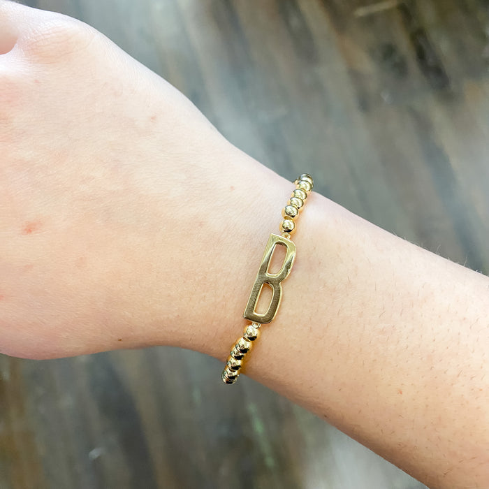 Initial Sideways Initial Bracelet - Lyla's: Clothing & Gifts - Online and Rockwall Texas Boutique