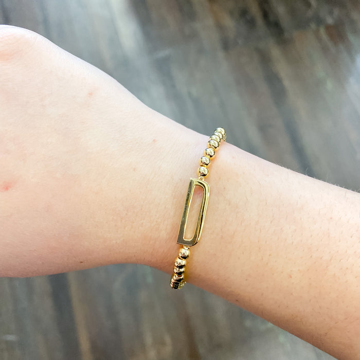 Initial Sideways Initial Bracelet - Lyla's: Clothing & Gifts - Online and Rockwall Texas Boutique