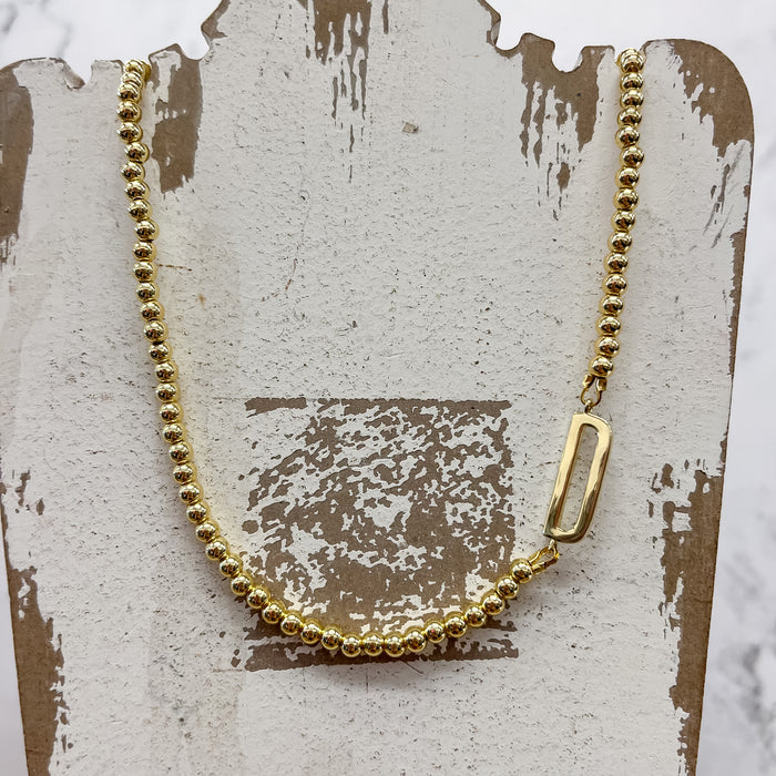 Initial Sideways Initial Necklace - Lyla's: Clothing & Gifts - Online and Rockwall Texas Boutique