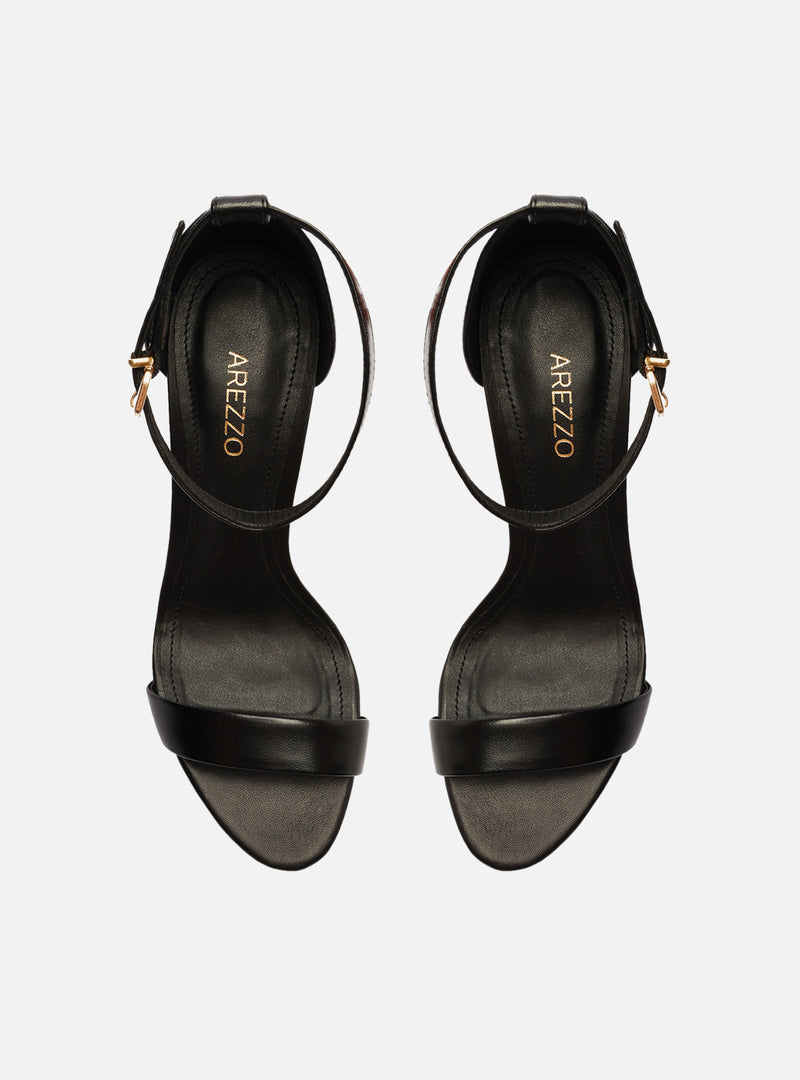 Isabelli Leather Stiletto Sandal Sandals ESSENTIAL