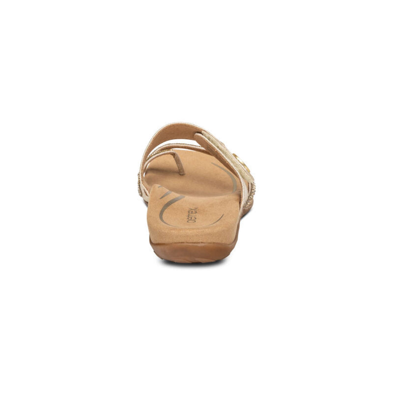 Izzy Adjustable Slide Sandal #color_gold
