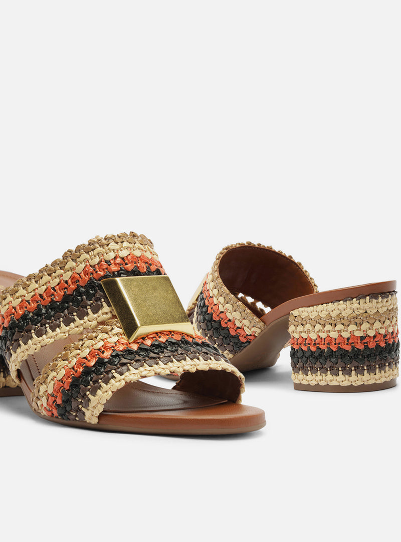 Jackie Mid Block Sandal Sandals U/26