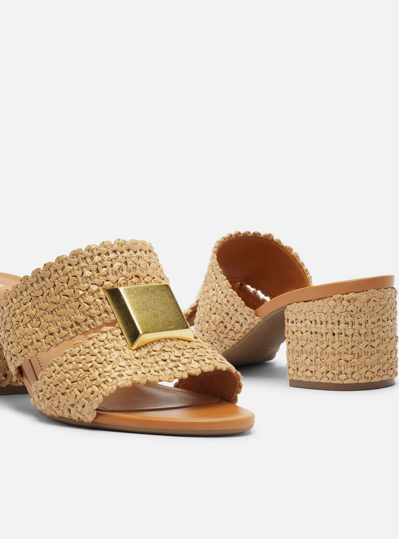 Jackie Mid Block Sandal Sandals U/26