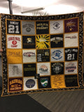 James’s Roll the Quad T-Shirt Quilt