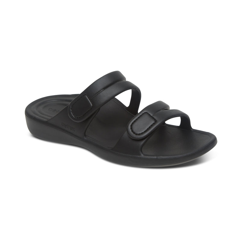 Janey Sport Water Friendly Slide #color_black