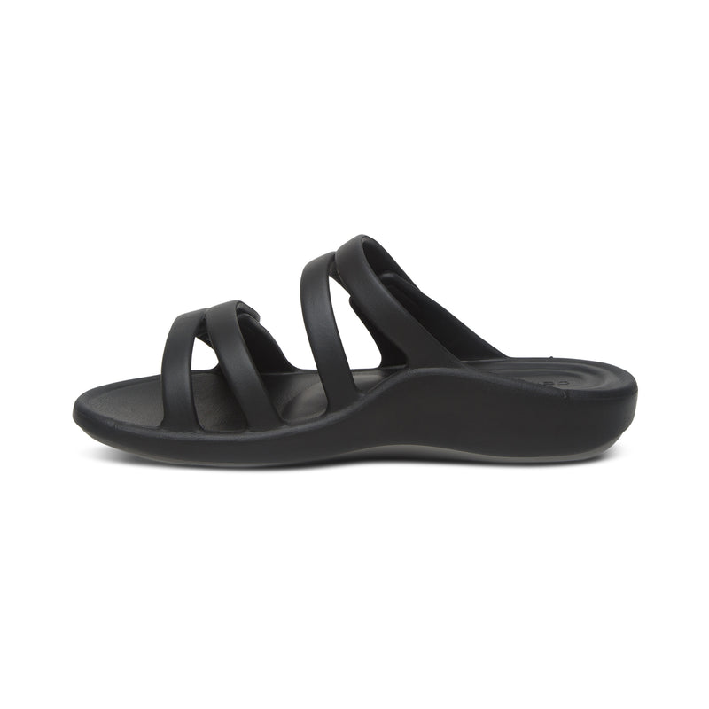 Janey Sport Water Friendly Slide #color_black