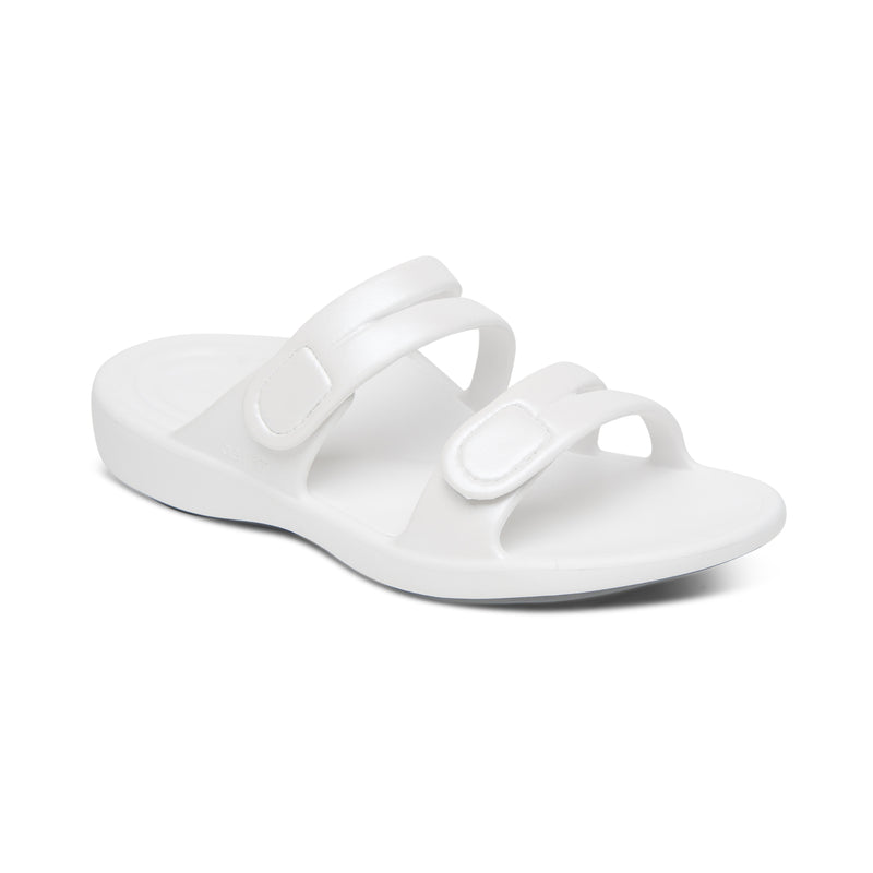 Janey Sport Water Friendly Slide #color_white