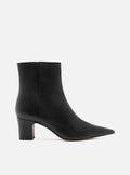 Jemma Leather Block Boot Booties FALL 24