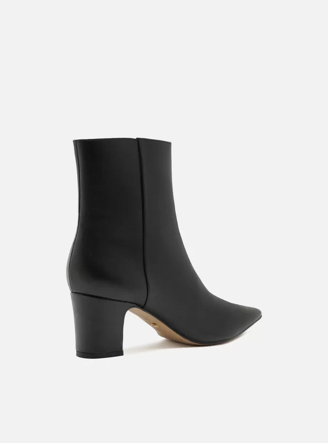 Jemma Leather Block Boot Booties FALL 24