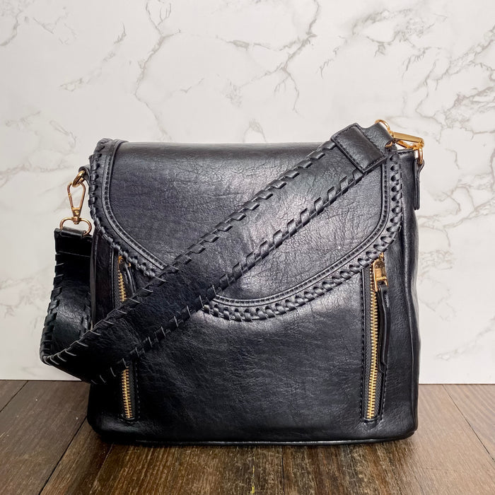 Jen & Co Lorelei Crossbody Handbag - Black - Lyla's: Clothing & Gifts - Online and Rockwall Texas Boutique