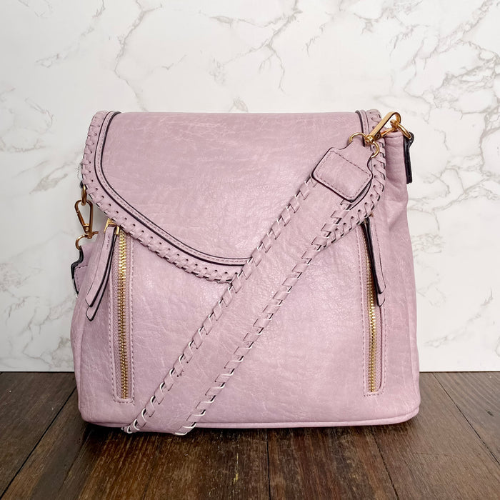 Jen & Co Lorelei Crossbody Handbag - Lavender - Lyla's: Clothing & Gifts - Online and Rockwall Texas Boutique