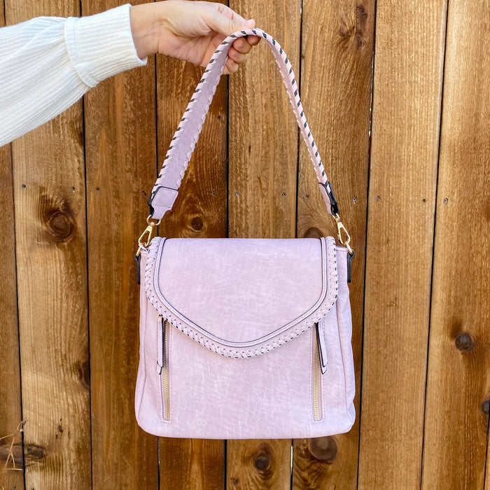 Jen & Co Lorelei Crossbody Handbag - Lavender - Lyla's: Clothing & Gifts - Online and Rockwall Texas Boutique