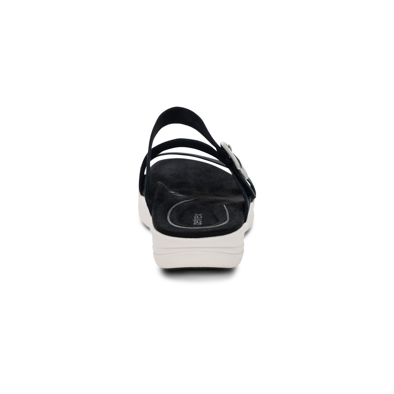 Jenny Adjustable Slide Sandal #color_black