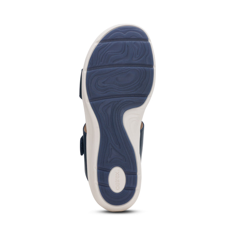 Jenny Adjustable Slide Sandal #color_navy