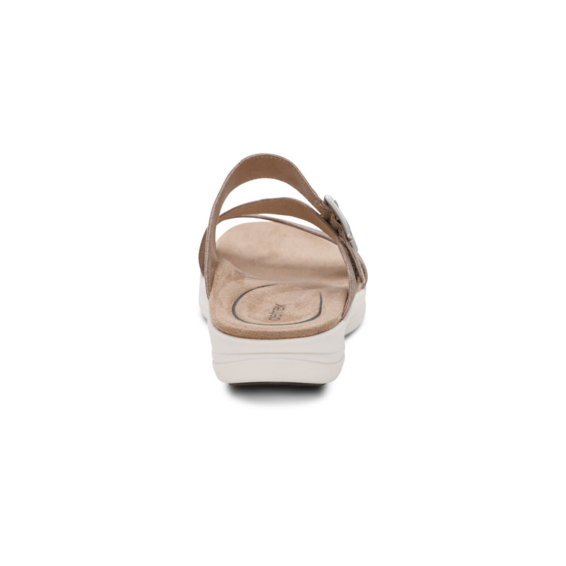 Jenny Adjustable Slide Sandal #color_taupe