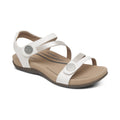 Jess Adjustable Quarter Strap Sandal #color_white